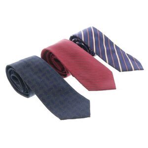 Emporio Armani Multicolor Assorted 100% Silk Tie Collection-Set of 3